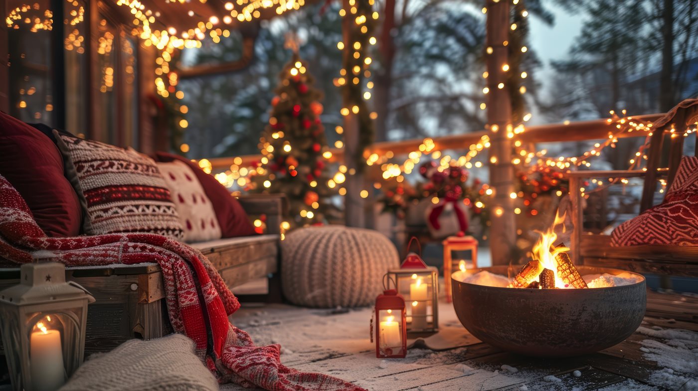 Seasonal Spaces: How to Decorate Your Patio & Create a Cozy, Festive Retreat